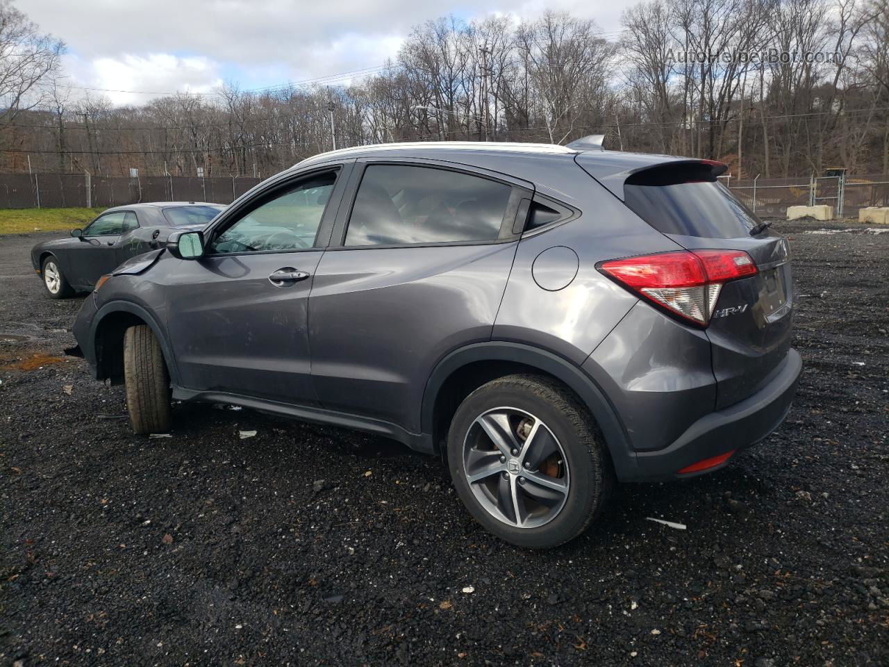 2021 Honda Hr-v Ex Gray vin: 3CZRU6H53MM728049