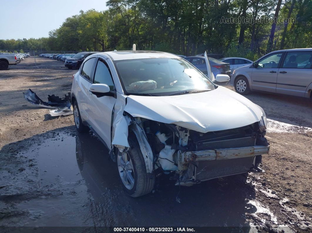 2016 Honda Hr-v Ex White vin: 3CZRU6H54GM706629