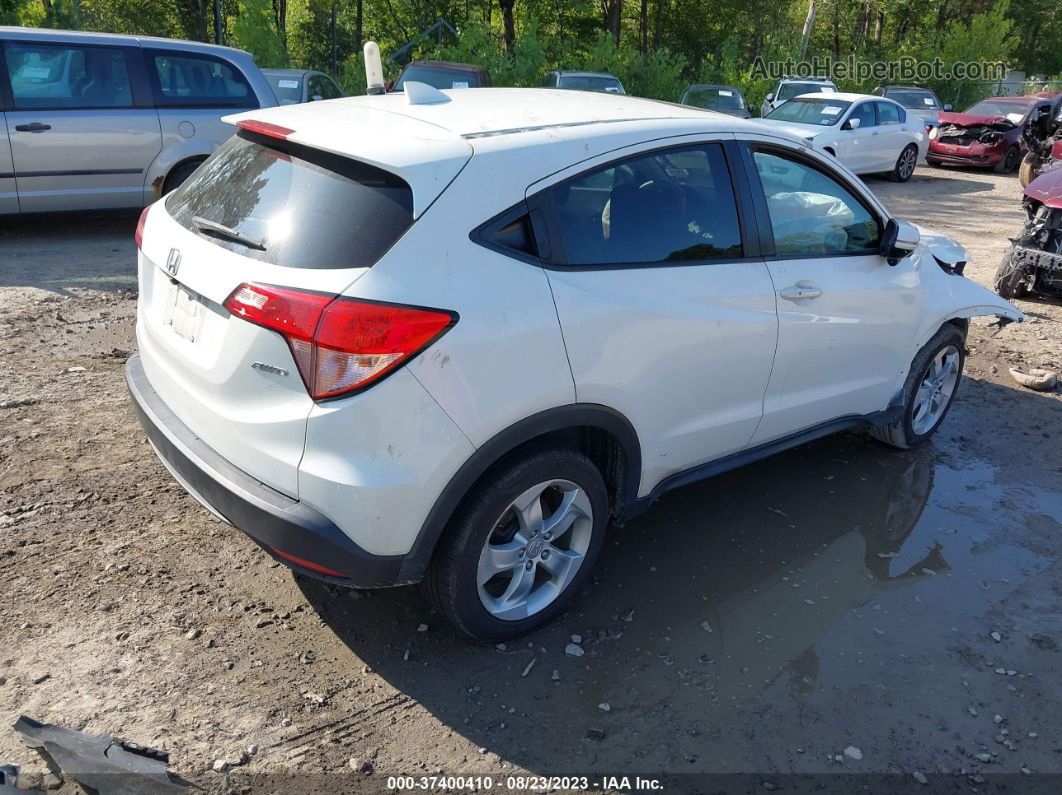 2016 Honda Hr-v Ex White vin: 3CZRU6H54GM706629