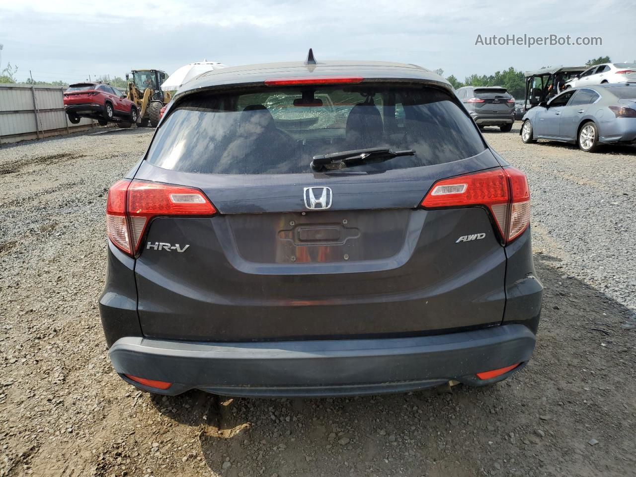 2016 Honda Hr-v Ex Gray vin: 3CZRU6H54GM709935