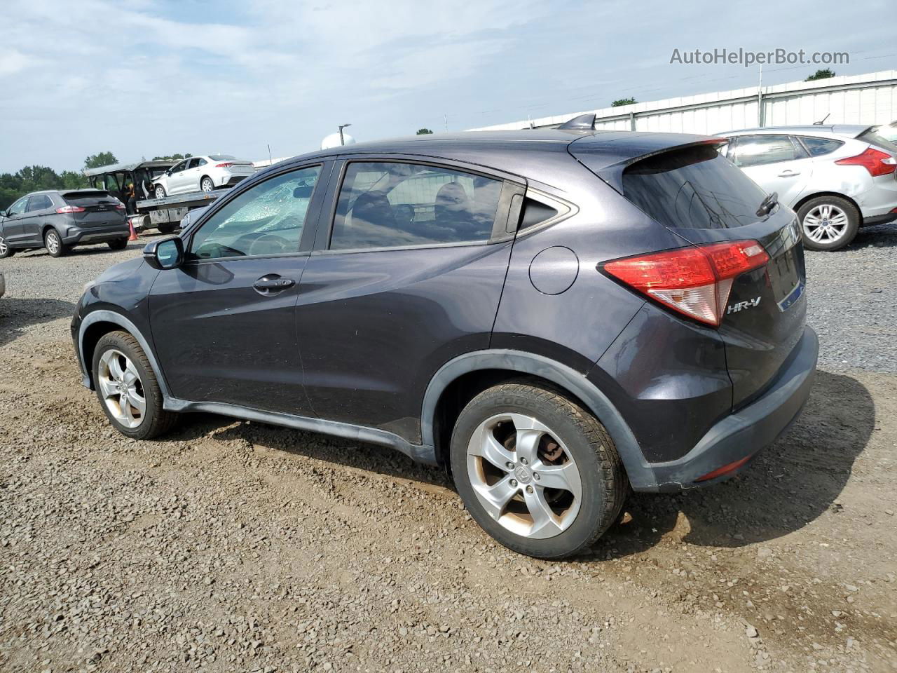 2016 Honda Hr-v Ex Gray vin: 3CZRU6H54GM709935