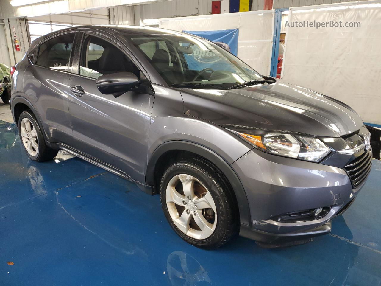 2016 Honda Hr-v Ex Gray vin: 3CZRU6H54GM718652