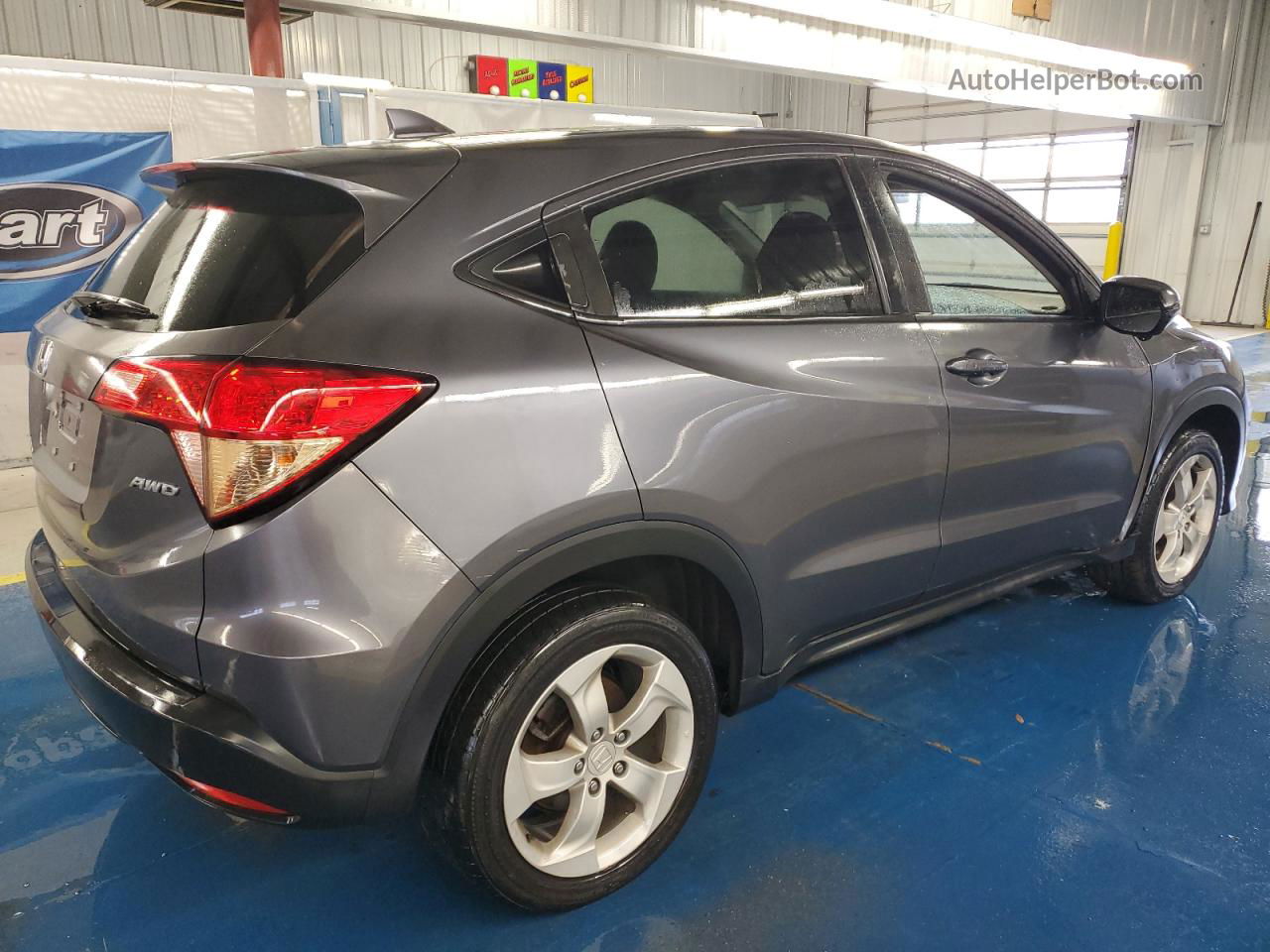 2016 Honda Hr-v Ex Gray vin: 3CZRU6H54GM718652