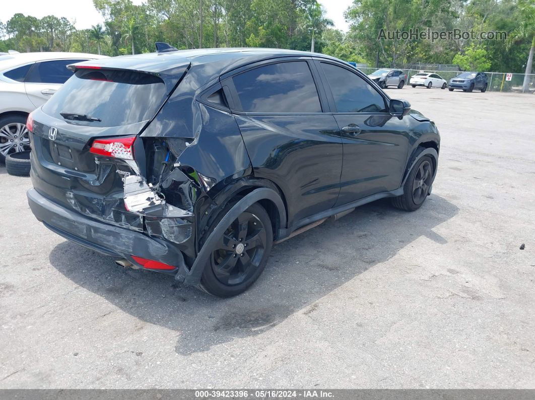 2016 Honda Hr-v Ex Черный vin: 3CZRU6H54GM722121