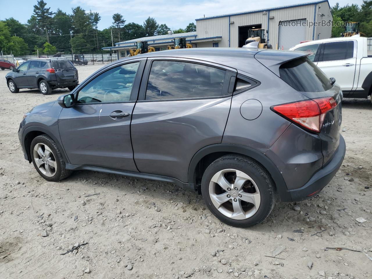 2016 Honda Hr-v Ex Gray vin: 3CZRU6H54GM743020