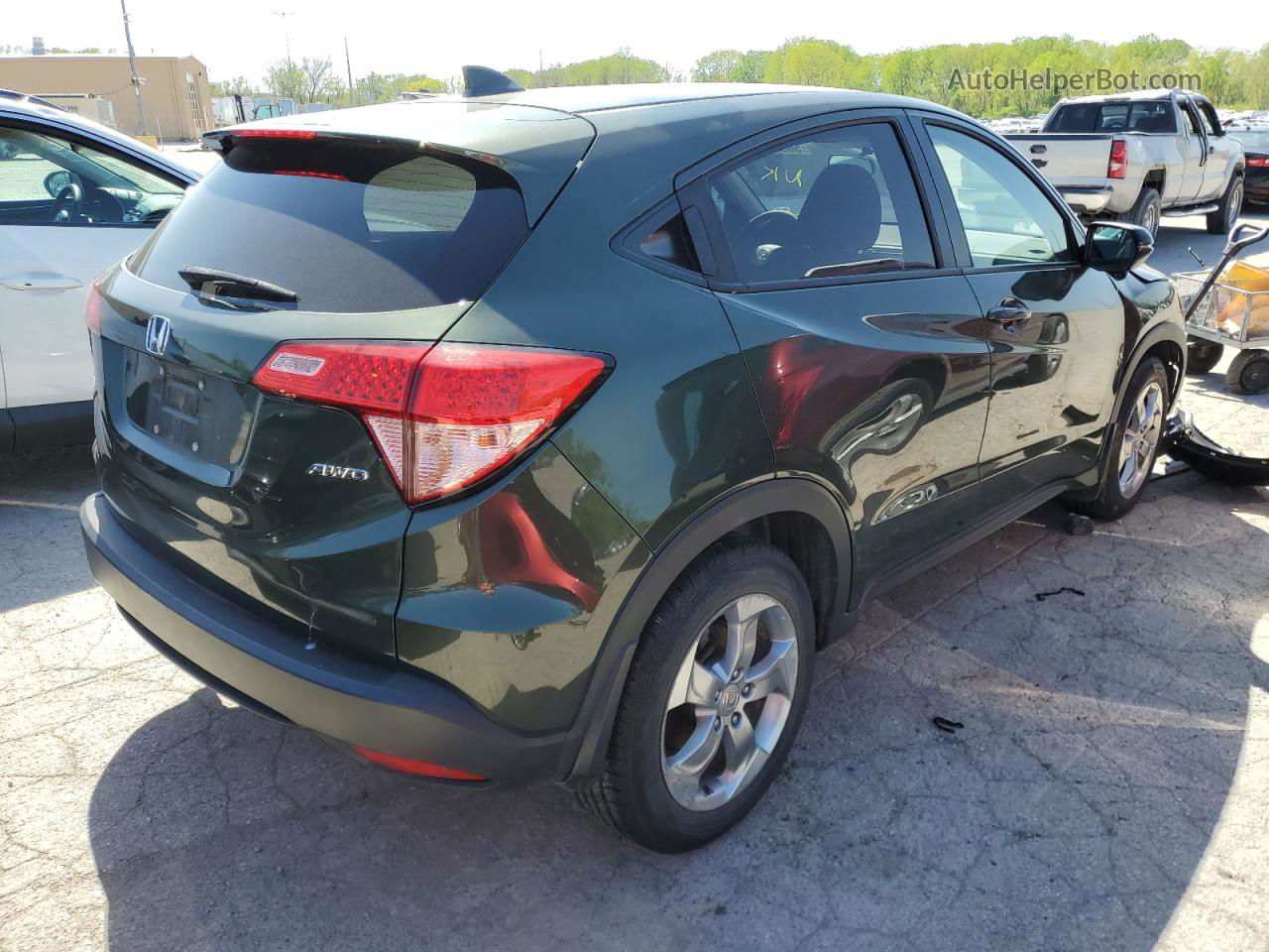 2017 Honda Hr-v Ex Green vin: 3CZRU6H54HG702709