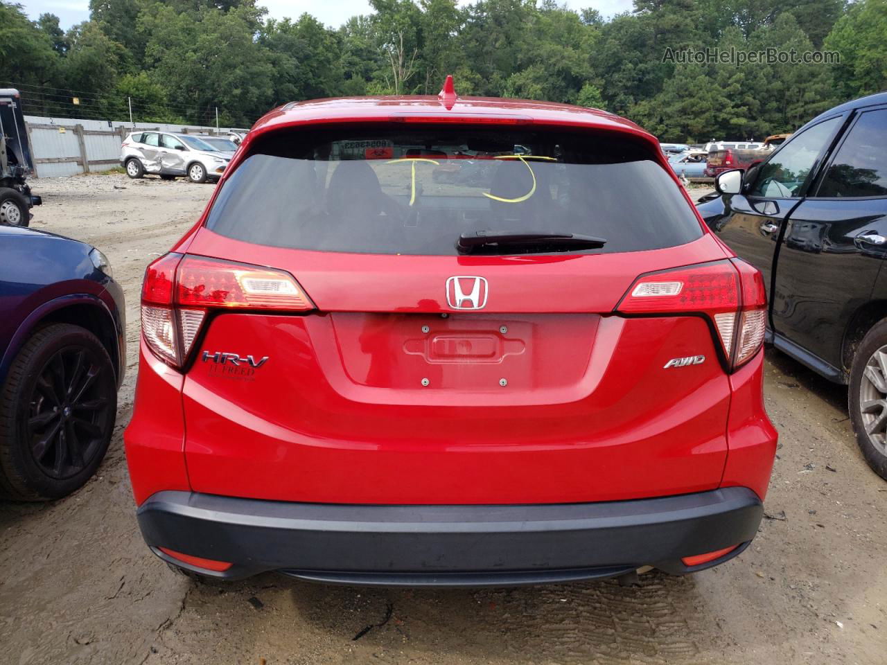 2017 Honda Hr-v Ex Red vin: 3CZRU6H54HG709157