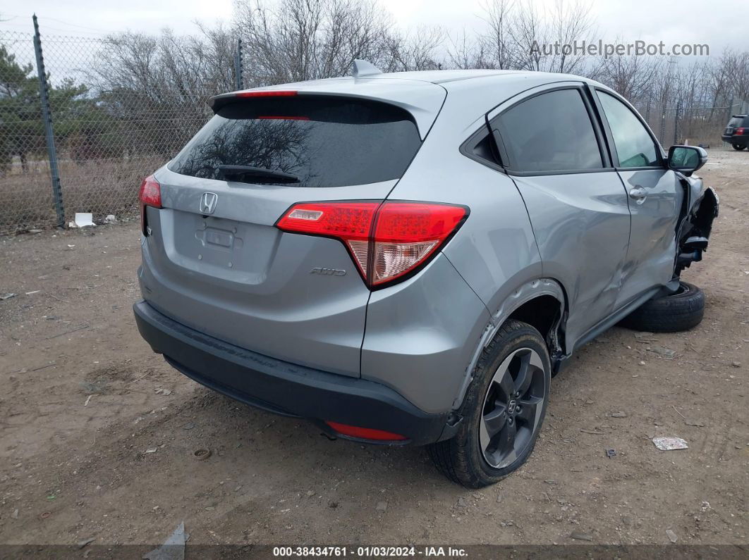 2018 Honda Hr-v Ex Серебряный vin: 3CZRU6H54JG705132