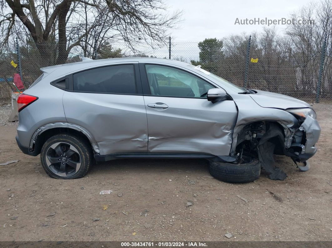 2018 Honda Hr-v Ex Silver vin: 3CZRU6H54JG705132