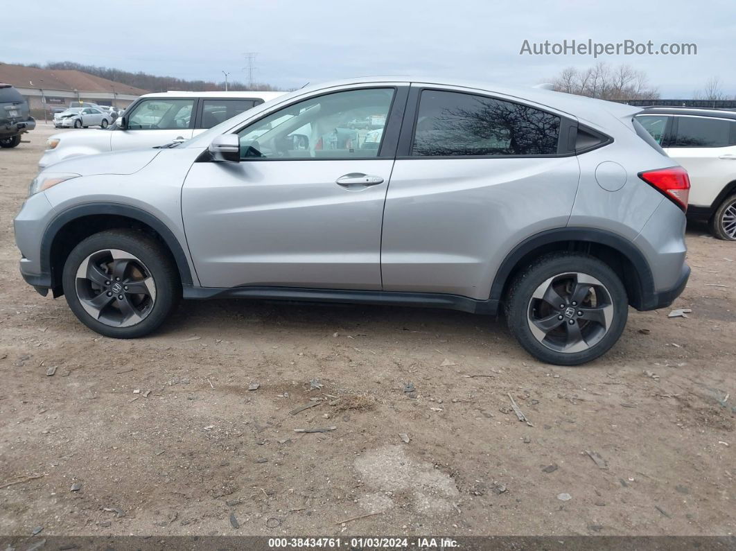 2018 Honda Hr-v Ex Silver vin: 3CZRU6H54JG705132