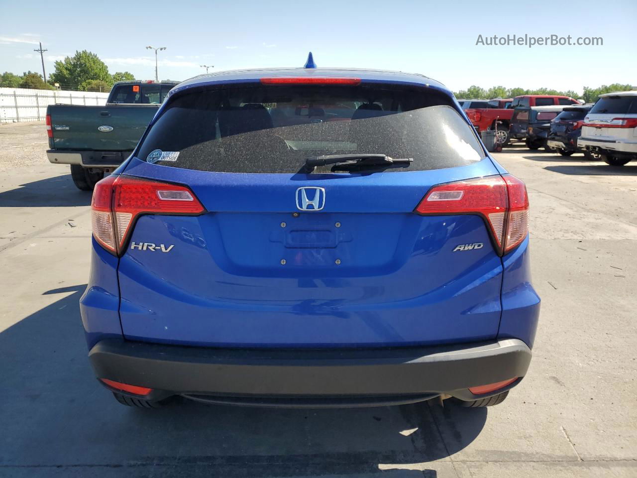 2018 Honda Hr-v Ex Синий vin: 3CZRU6H54JG711299