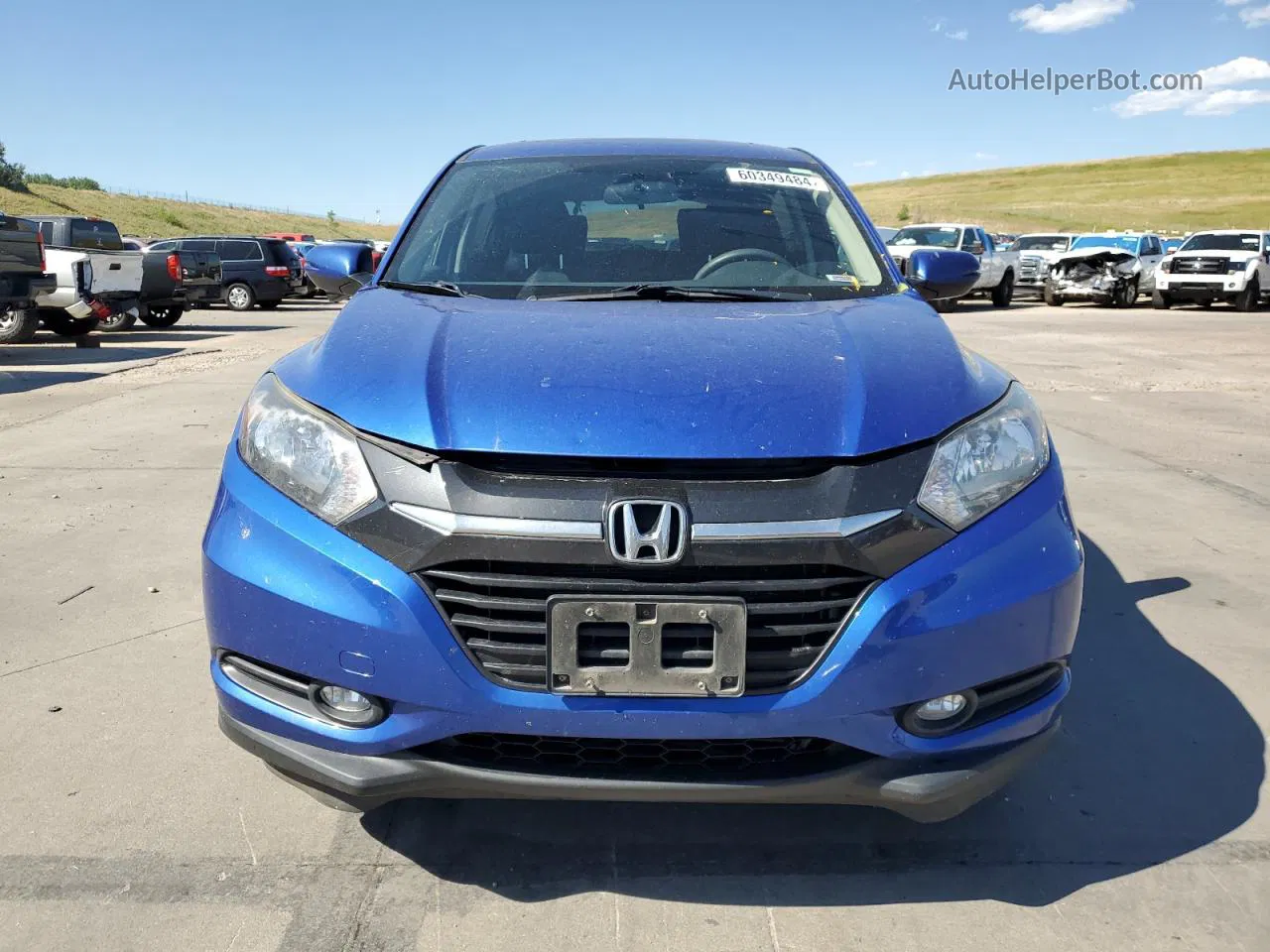 2018 Honda Hr-v Ex Blue vin: 3CZRU6H54JG711299