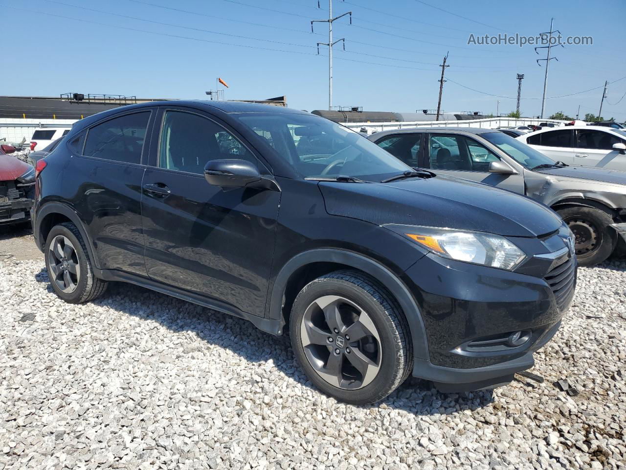 2018 Honda Hr-v Ex Black vin: 3CZRU6H54JG715059