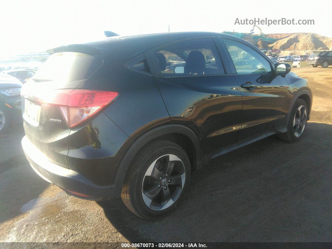 2018 Honda Hr-v Ex Black vin: 3CZRU6H54JM728427