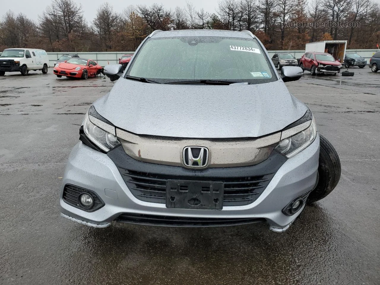 2019 Honda Hr-v Ex Silver vin: 3CZRU6H54KM706171