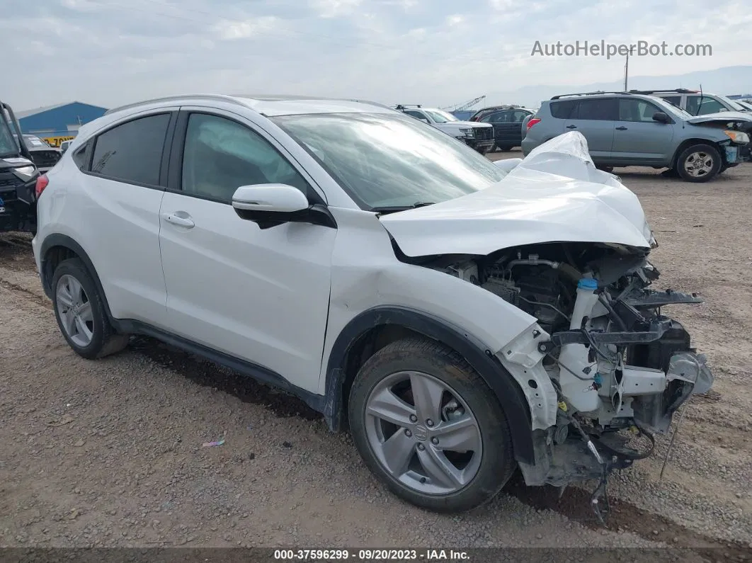 2019 Honda Hr-v Ex White vin: 3CZRU6H54KM720751