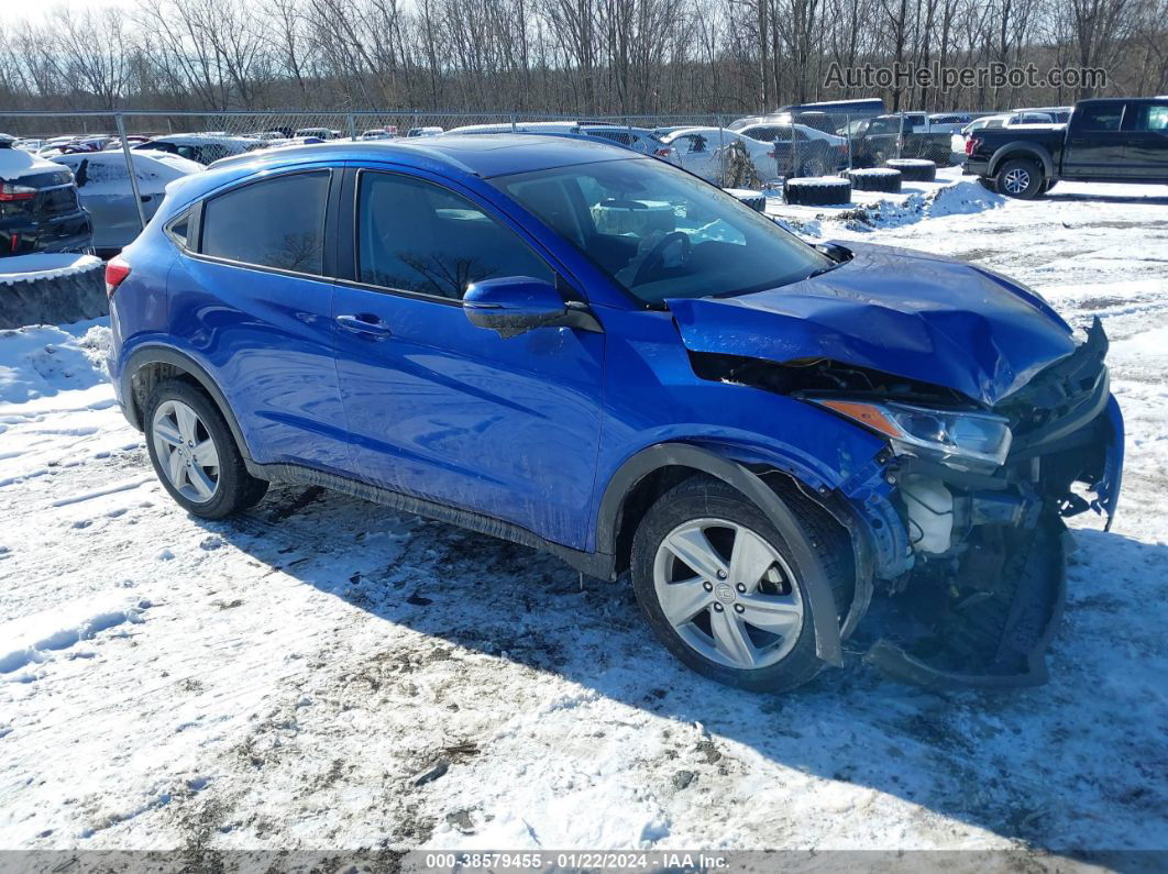 2019 Honda Hr-v Ex Blue vin: 3CZRU6H54KM734049