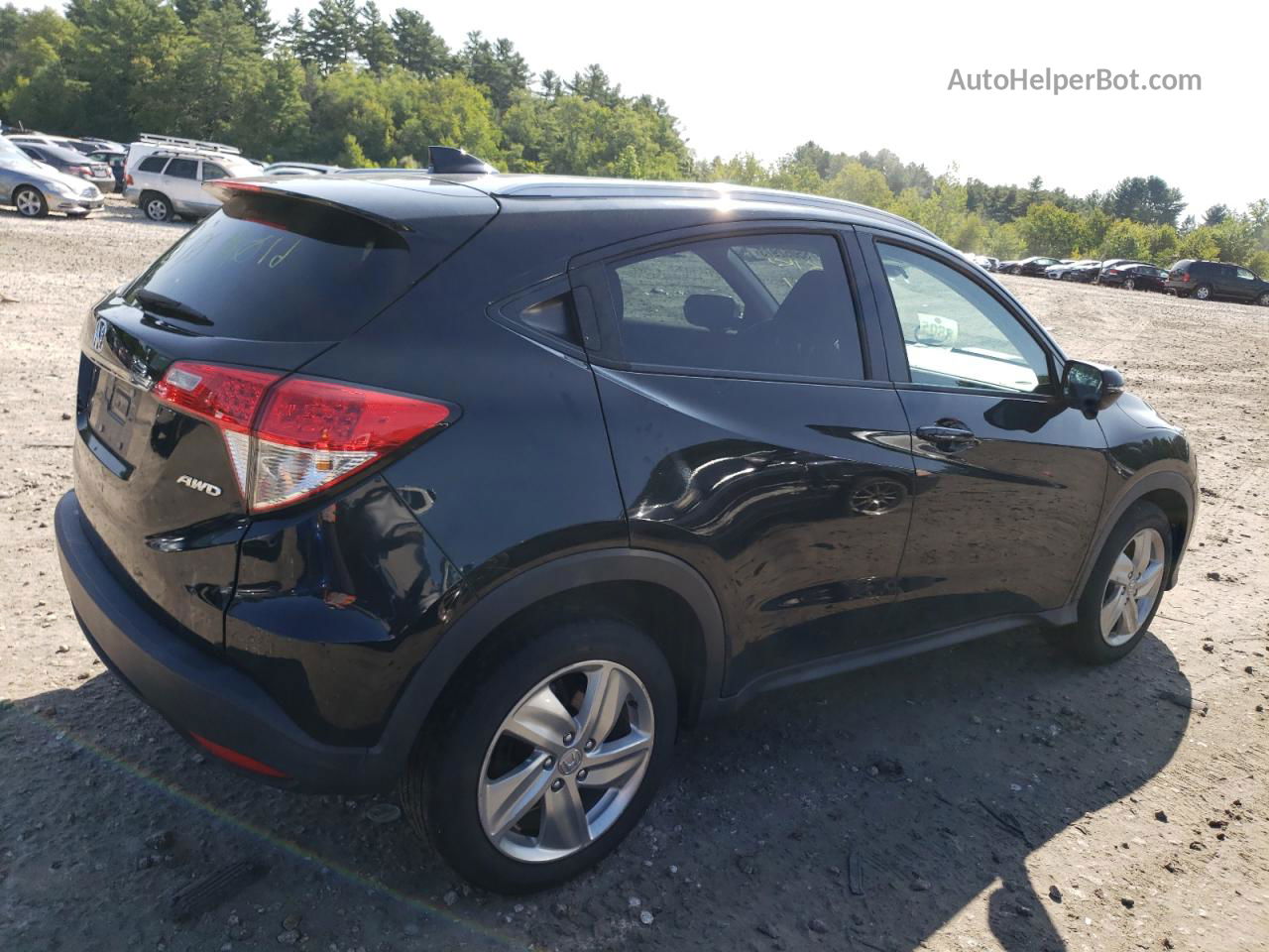 2019 Honda Hr-v Ex Черный vin: 3CZRU6H54KM739350