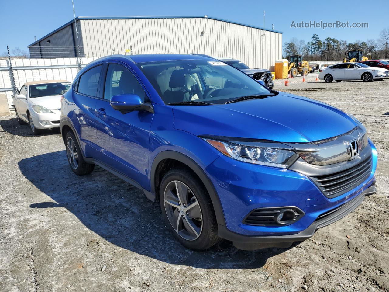 2021 Honda Hr-v Ex Blue vin: 3CZRU6H54MM742137