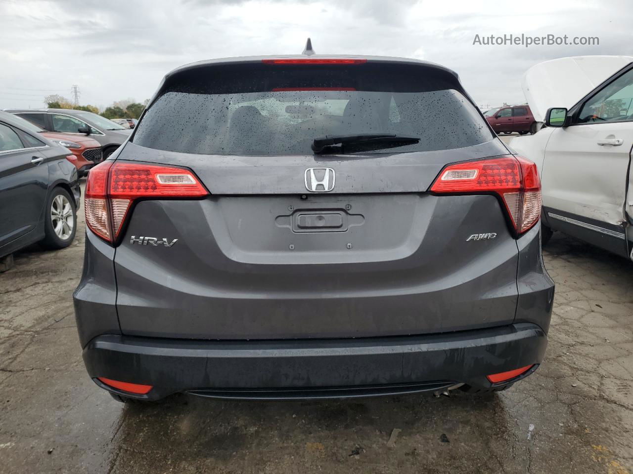 2016 Honda Hr-v Ex Gray vin: 3CZRU6H55GM708387