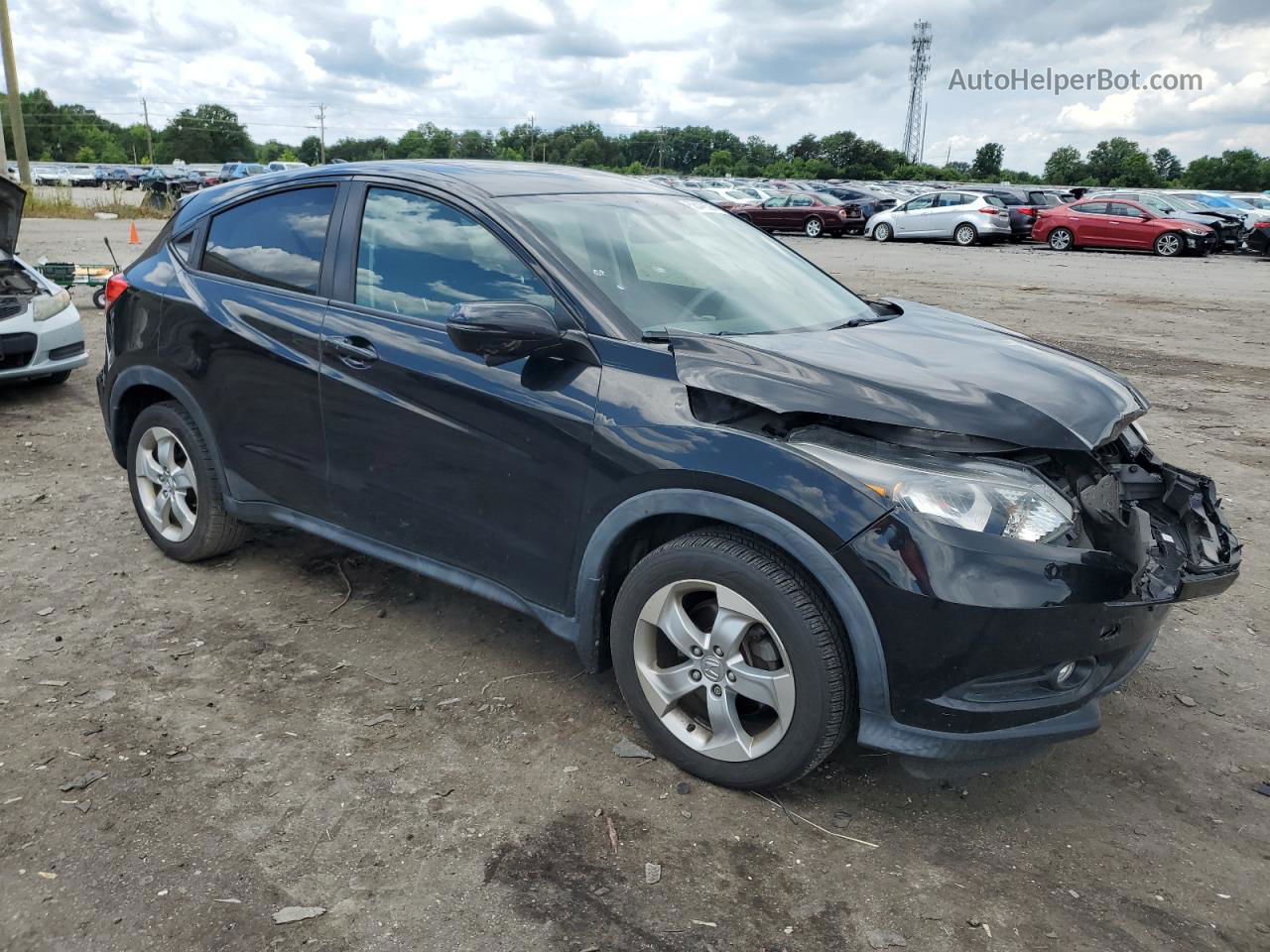 2016 Honda Hr-v Ex Black vin: 3CZRU6H55GM727327