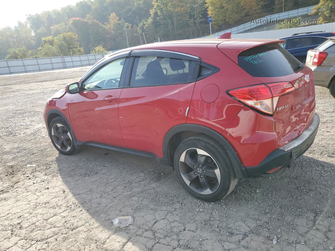 2018 Honda Hr-v Ex Красный vin: 3CZRU6H55JG708279