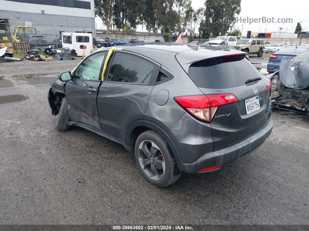 2018 Honda Hr-v Ex Gray vin: 3CZRU6H55JG719623