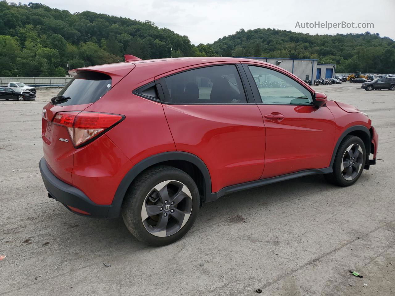 2018 Honda Hr-v Ex Red vin: 3CZRU6H55JM709191