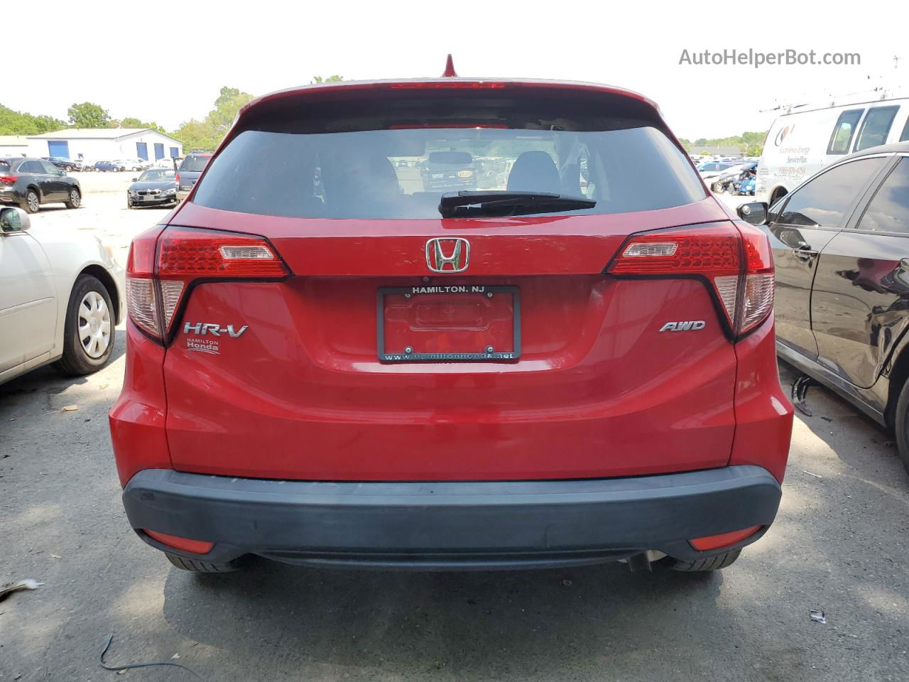 2018 Honda Hr-v Ex Red vin: 3CZRU6H55JM715489