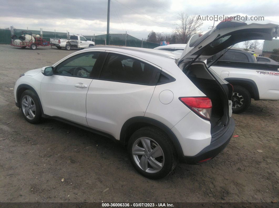 2019 Honda Hr-v Ex White vin: 3CZRU6H55KM712917