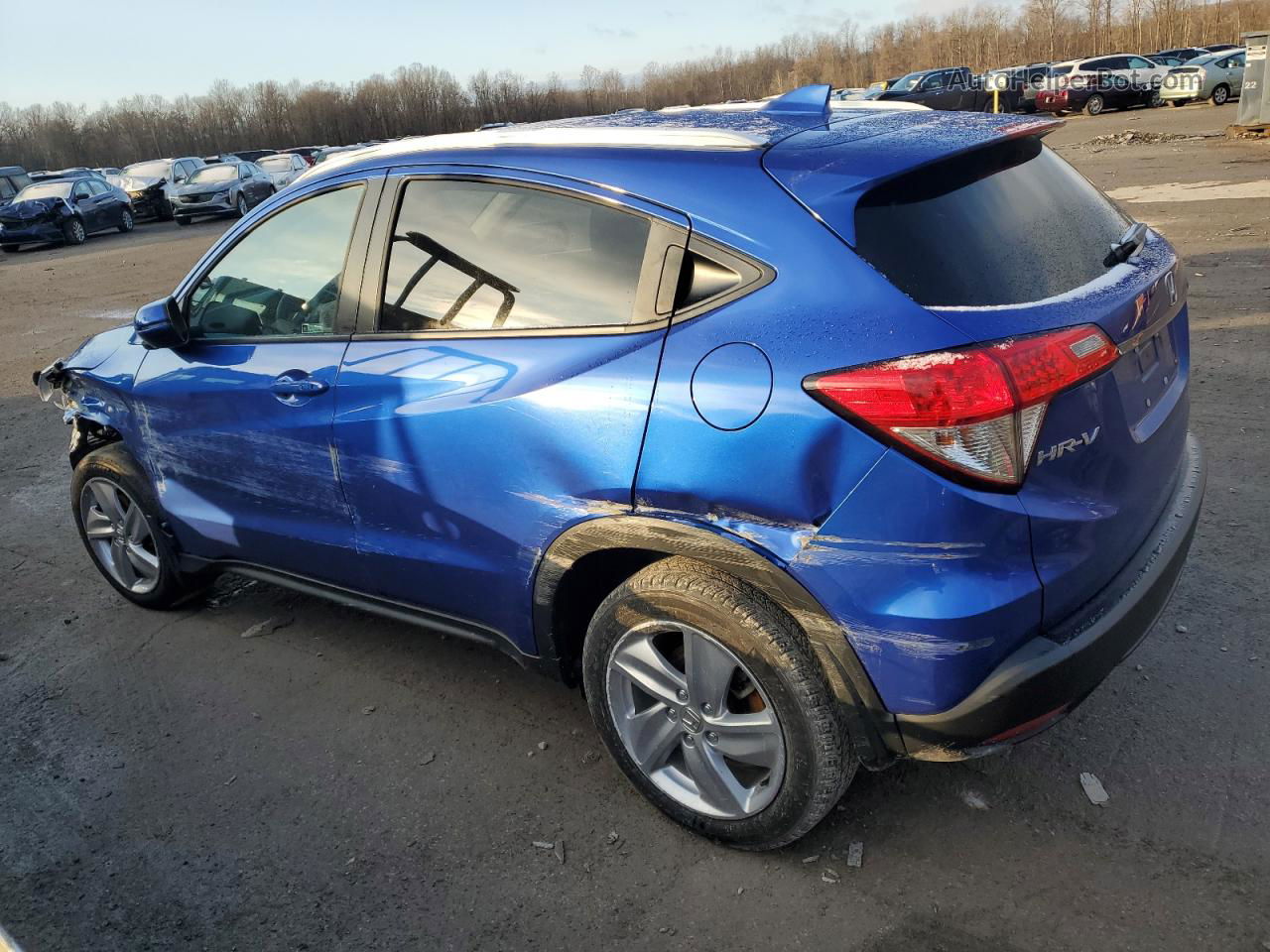 2019 Honda Hr-v Ex Blue vin: 3CZRU6H55KM717518