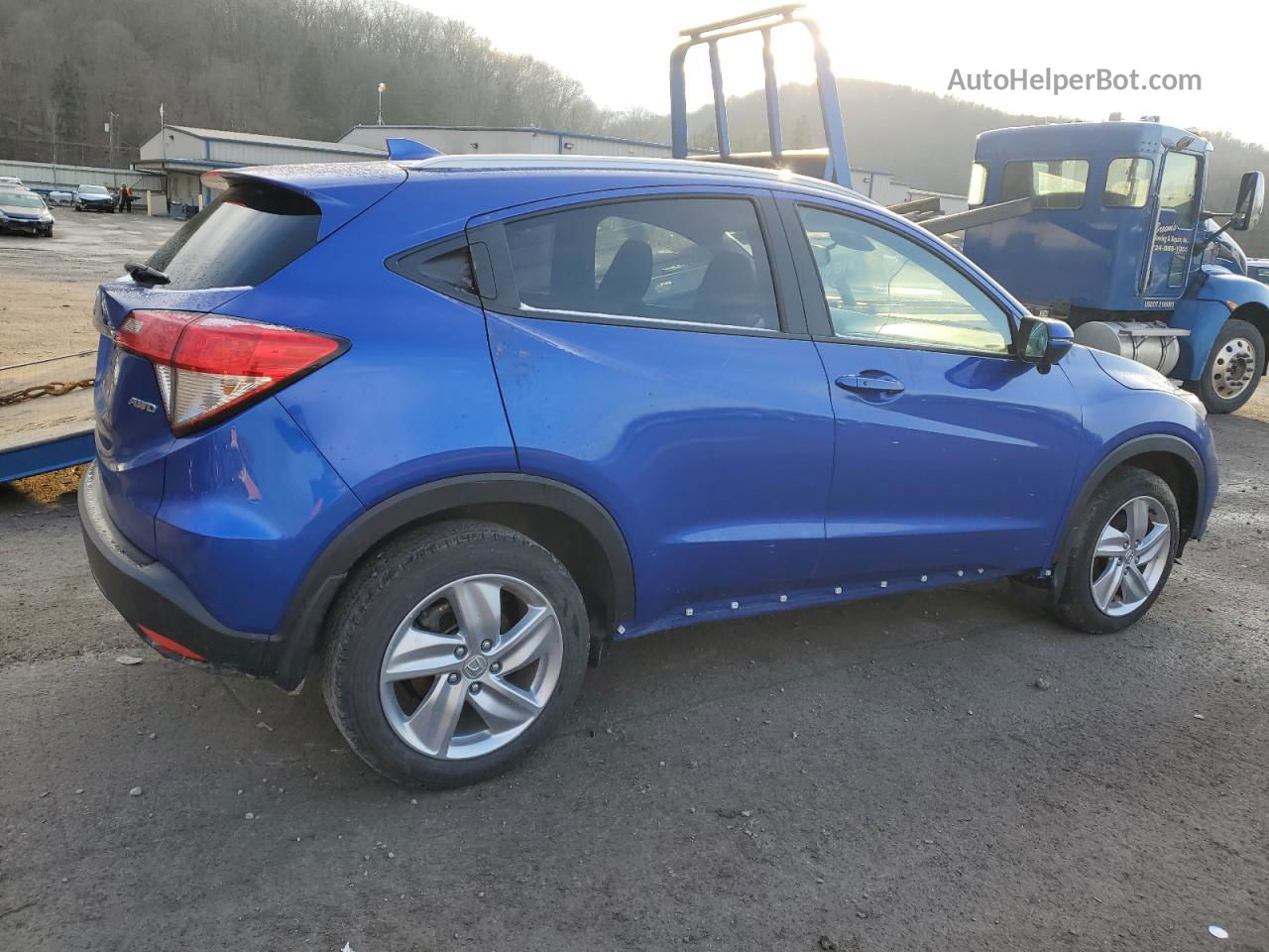 2019 Honda Hr-v Ex Синий vin: 3CZRU6H55KM717518