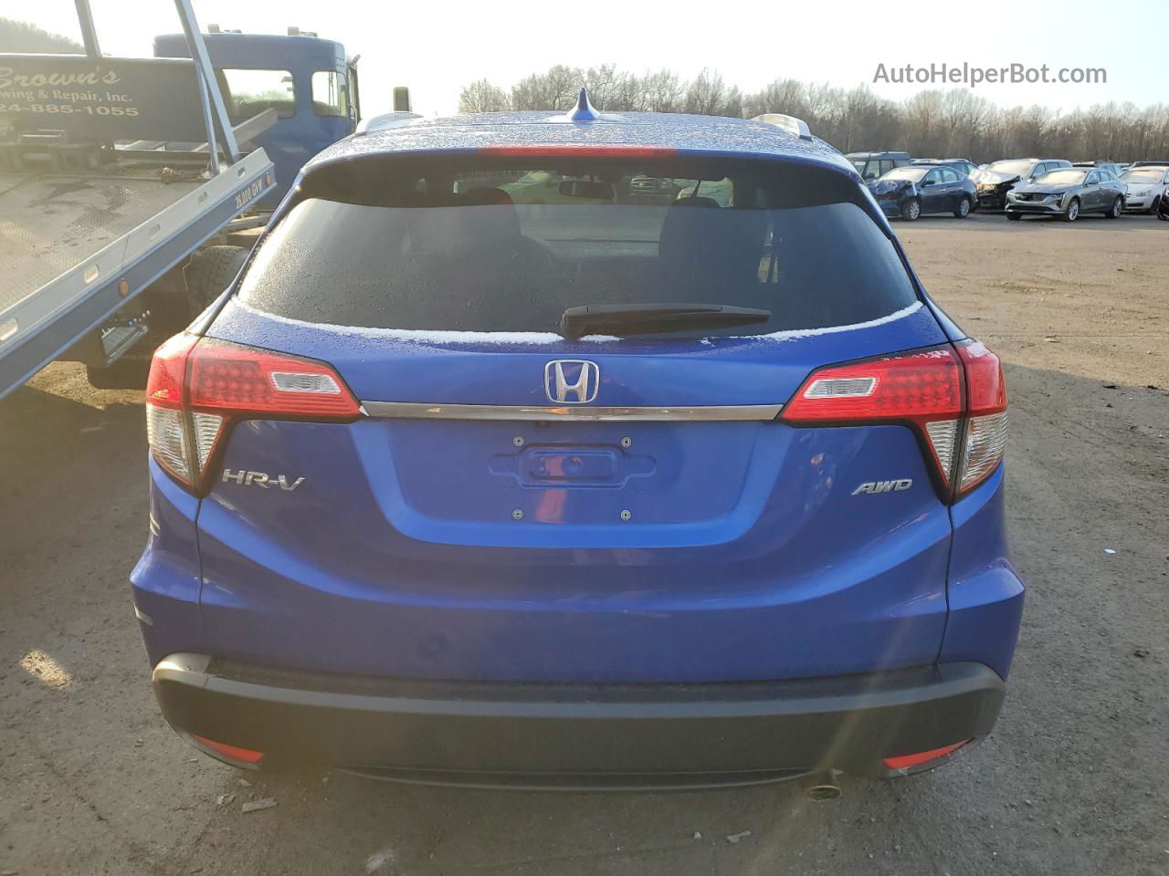 2019 Honda Hr-v Ex Синий vin: 3CZRU6H55KM717518