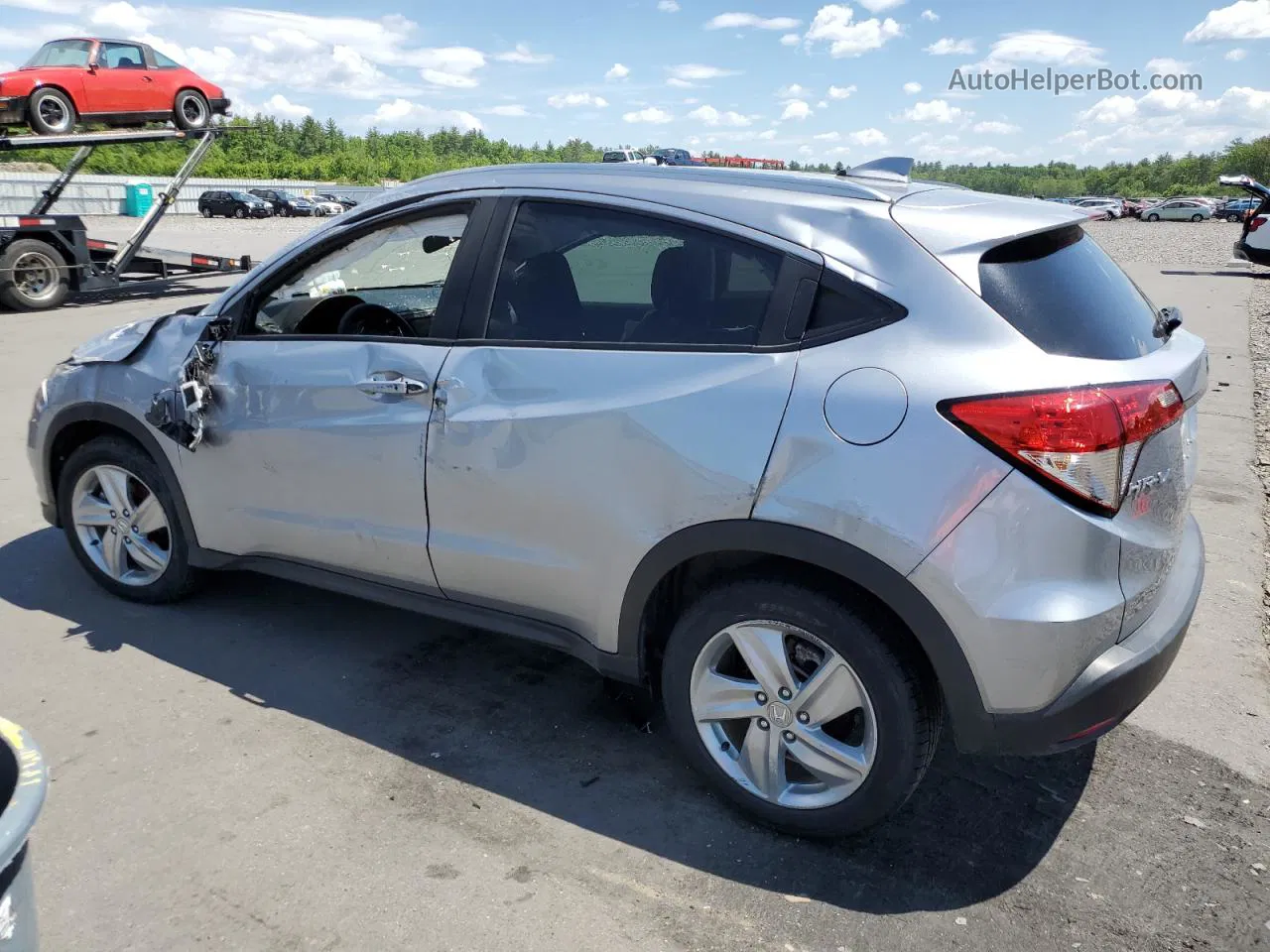 2019 Honda Hr-v Ex Silver vin: 3CZRU6H55KM739955