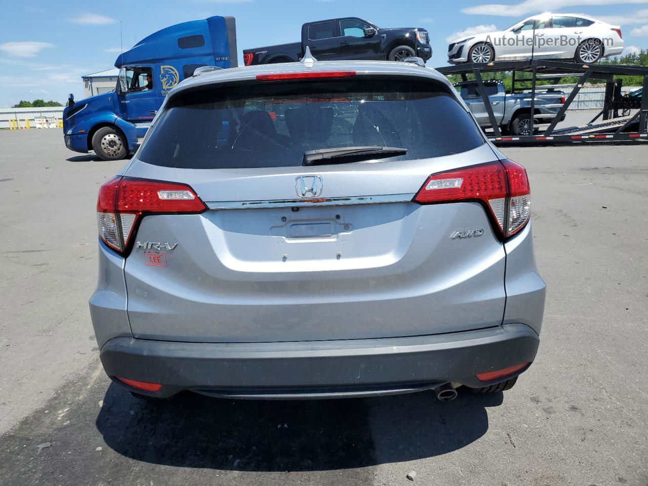 2019 Honda Hr-v Ex Silver vin: 3CZRU6H55KM739955