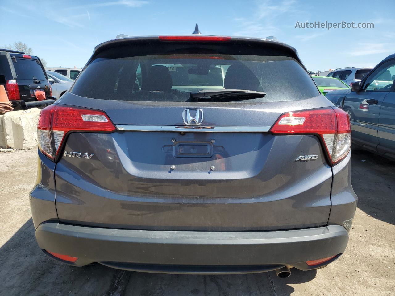 2021 Honda Hr-v Ex Черный vin: 3CZRU6H55MM700608