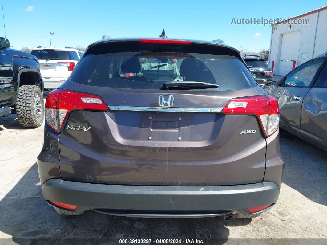 2021 Honda Hr-v Awd Ex Фиолетовый vin: 3CZRU6H55MM735035