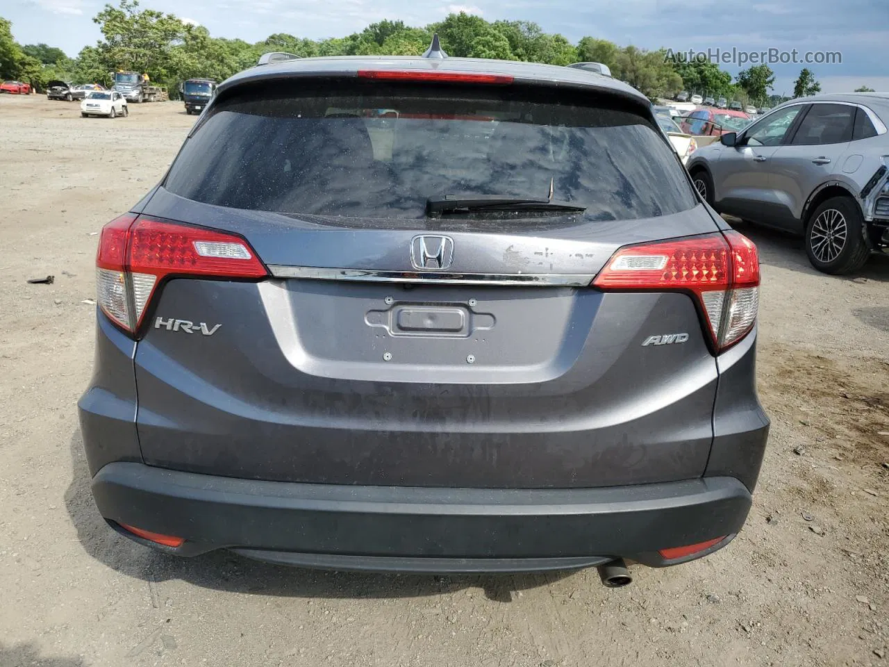 2021 Honda Hr-v Ex Gray vin: 3CZRU6H55MM750280