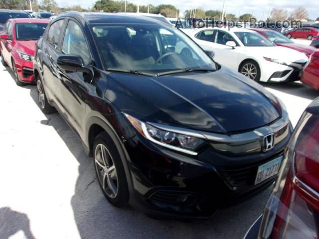 2021 Honda Hr-v Ex Black vin: 3CZRU6H55MM754152