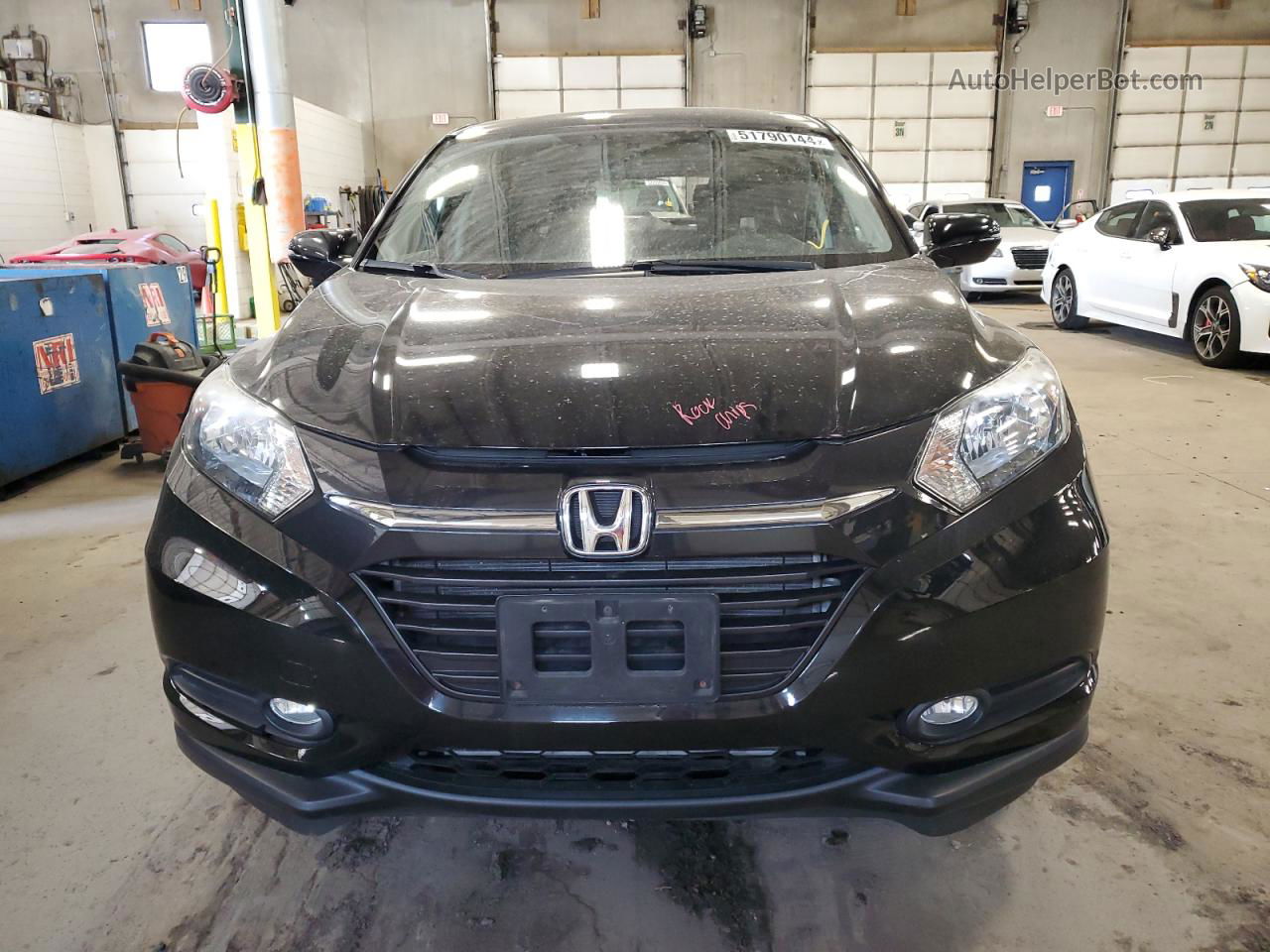 2016 Honda Hr-v Ex Black vin: 3CZRU6H56GM709158