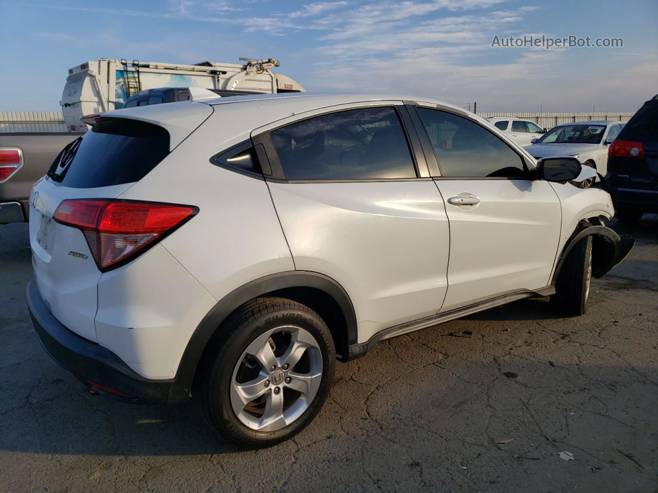 2016 Honda Hr-v Ex White vin: 3CZRU6H56GM723982