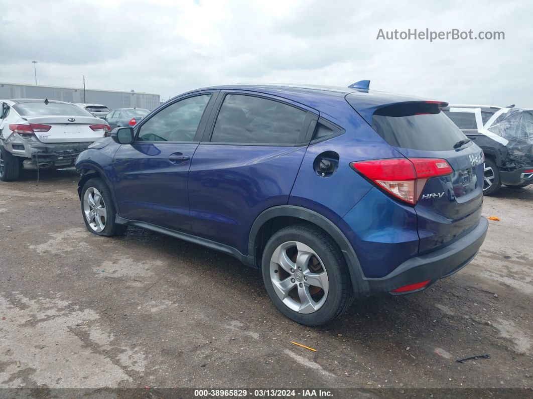 2016 Honda Hr-v Ex Blue vin: 3CZRU6H56GM732035