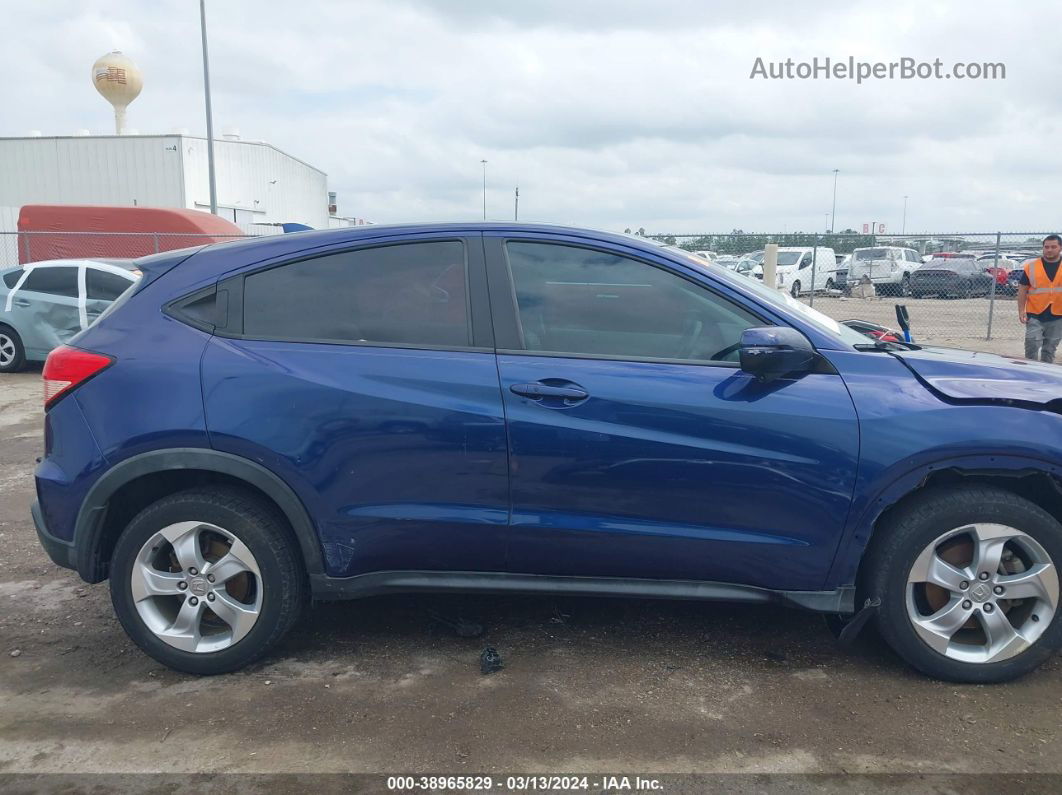 2016 Honda Hr-v Ex Blue vin: 3CZRU6H56GM732035