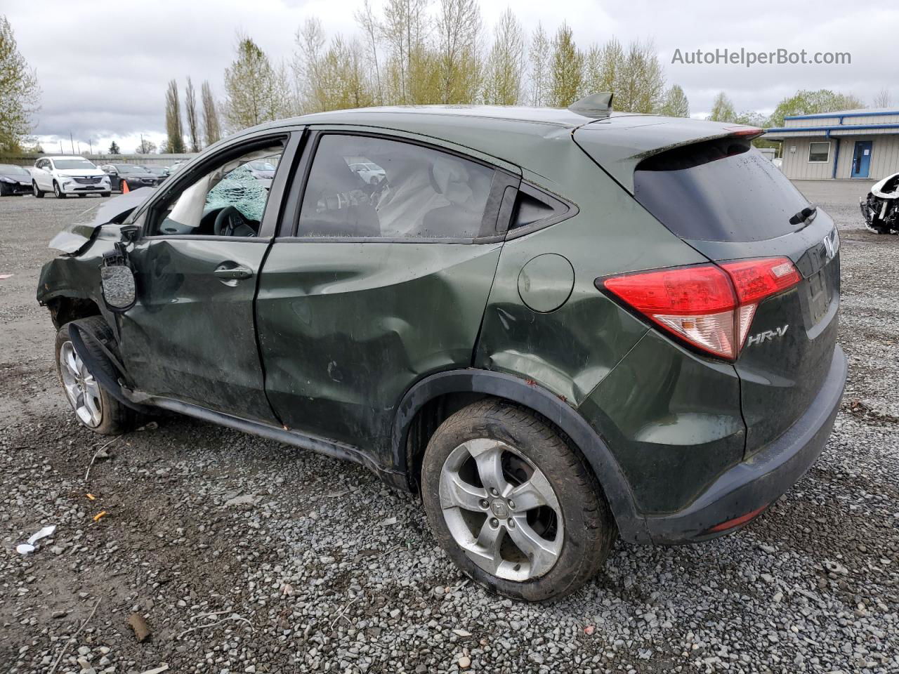 2016 Honda Hr-v Ex Green vin: 3CZRU6H56GM749370