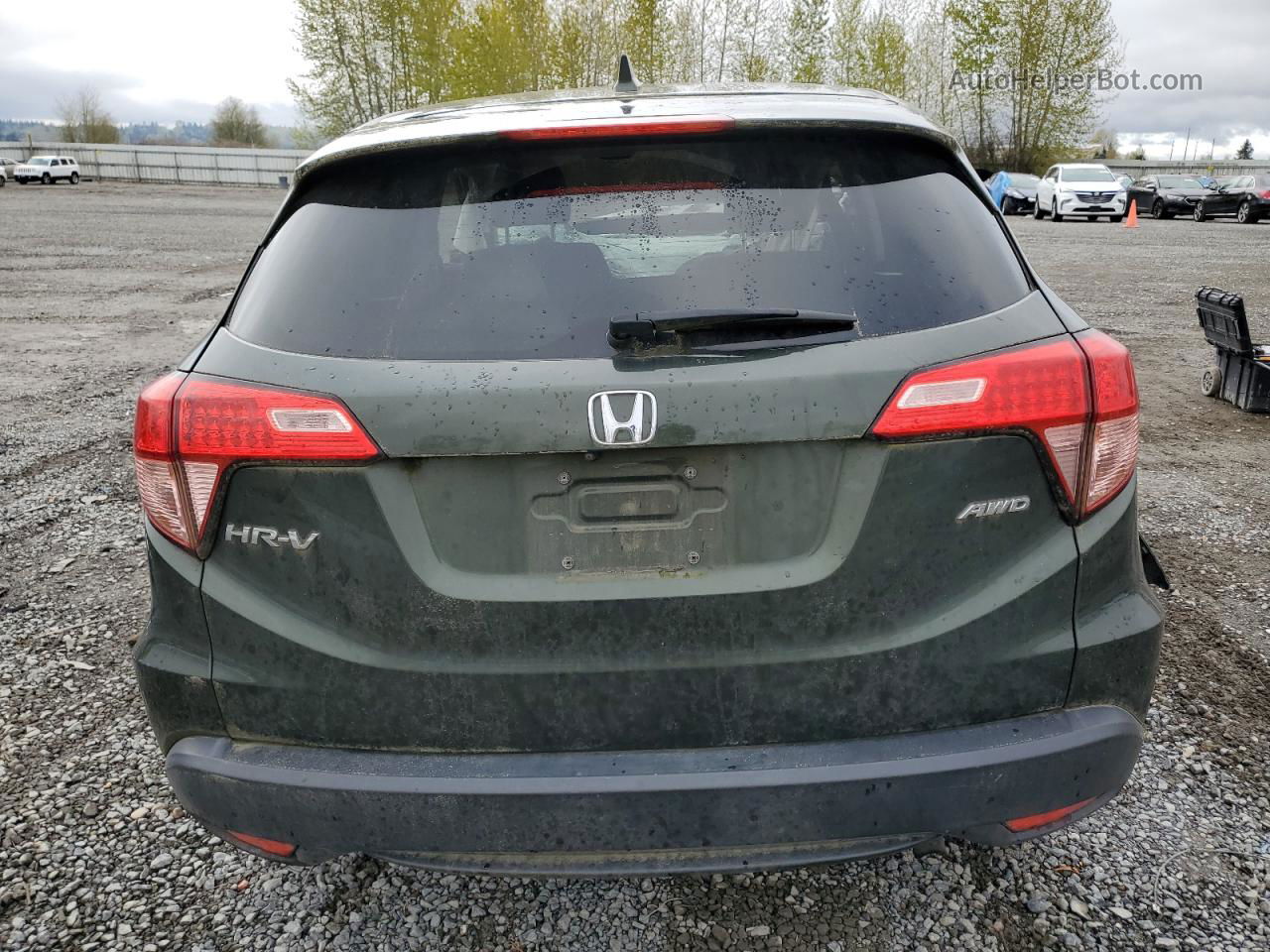 2016 Honda Hr-v Ex Green vin: 3CZRU6H56GM749370