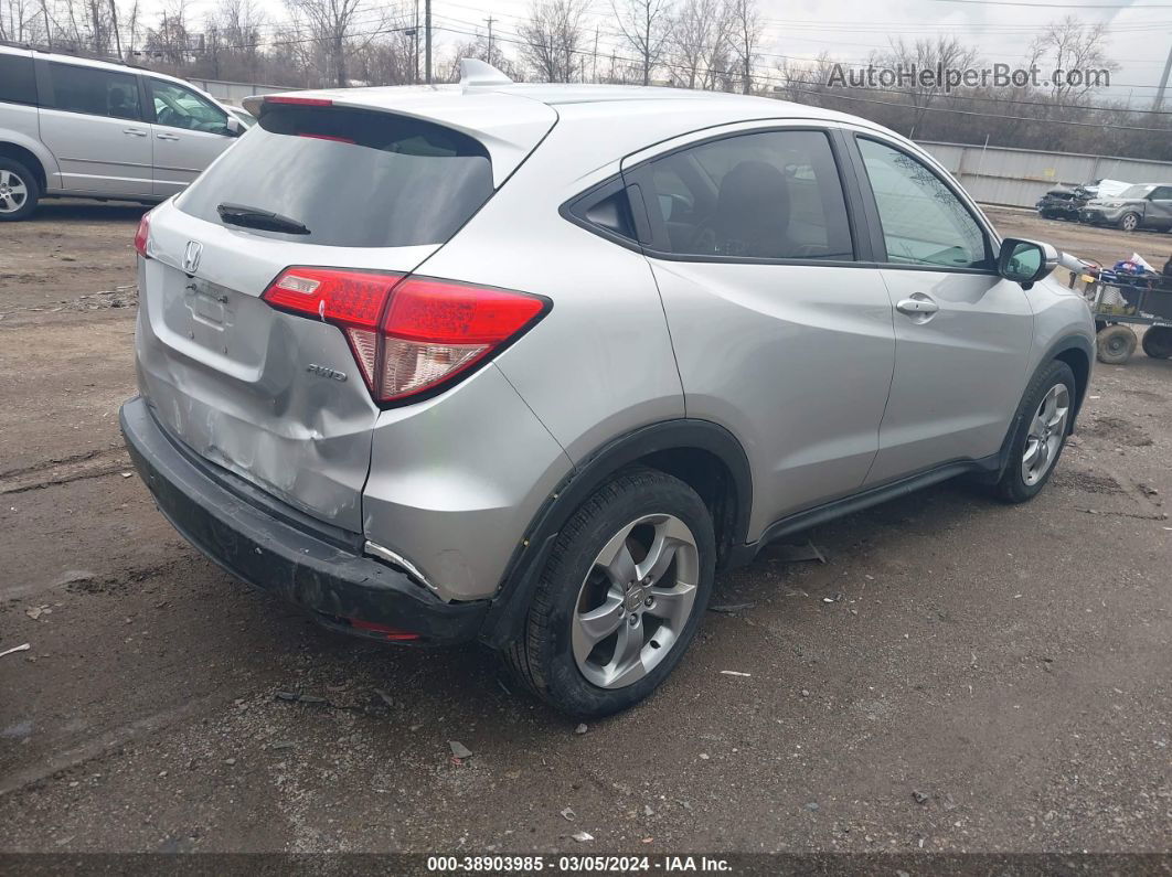 2016 Honda Hr-v Ex Silver vin: 3CZRU6H56GM768808