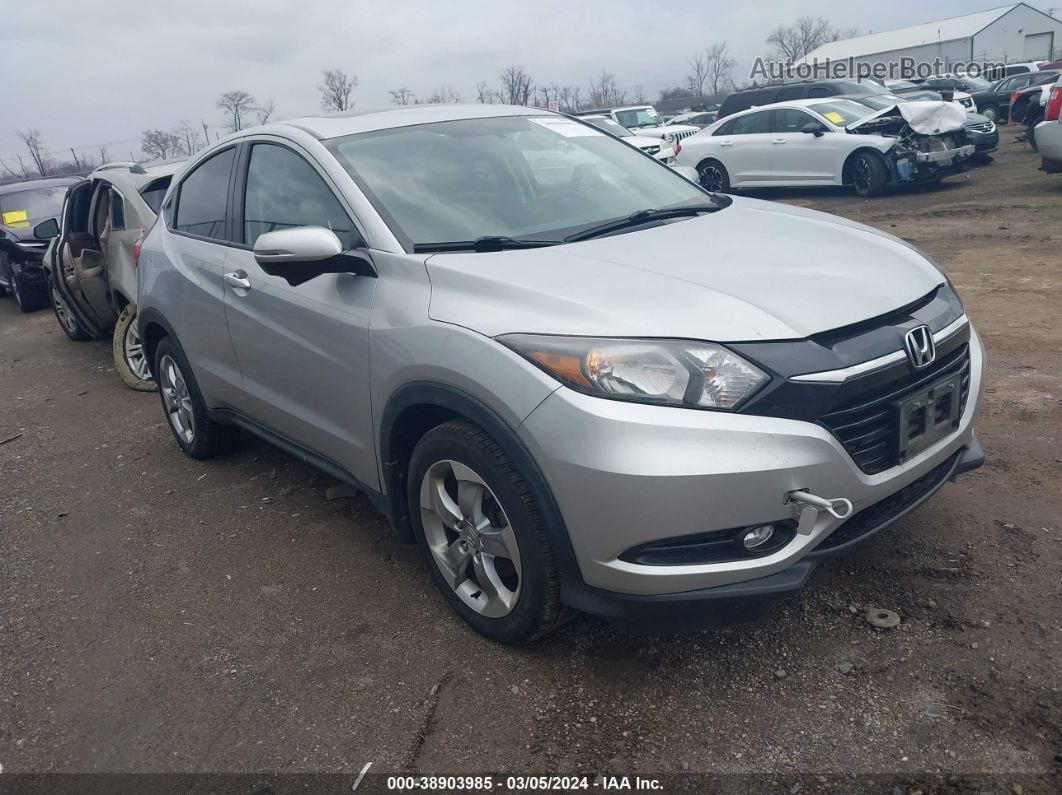 2016 Honda Hr-v Ex Silver vin: 3CZRU6H56GM768808