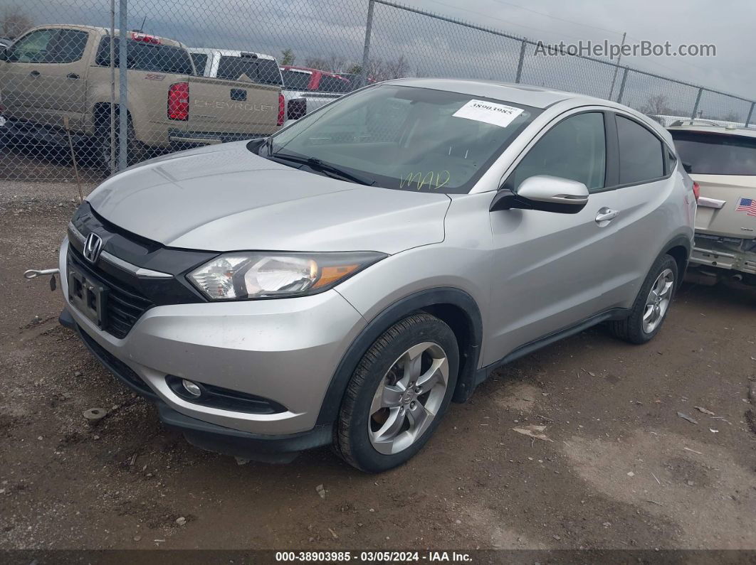 2016 Honda Hr-v Ex Silver vin: 3CZRU6H56GM768808