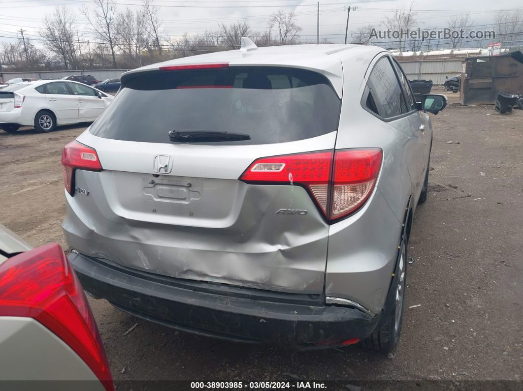 2016 Honda Hr-v Ex Silver vin: 3CZRU6H56GM768808