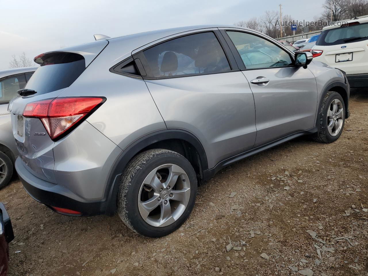 2017 Honda Hr-v Ex Silver vin: 3CZRU6H56HG701772